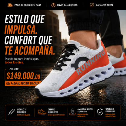 🔥 On Cloud Running| Máximo Confort • 70% OFF Solo Hoy